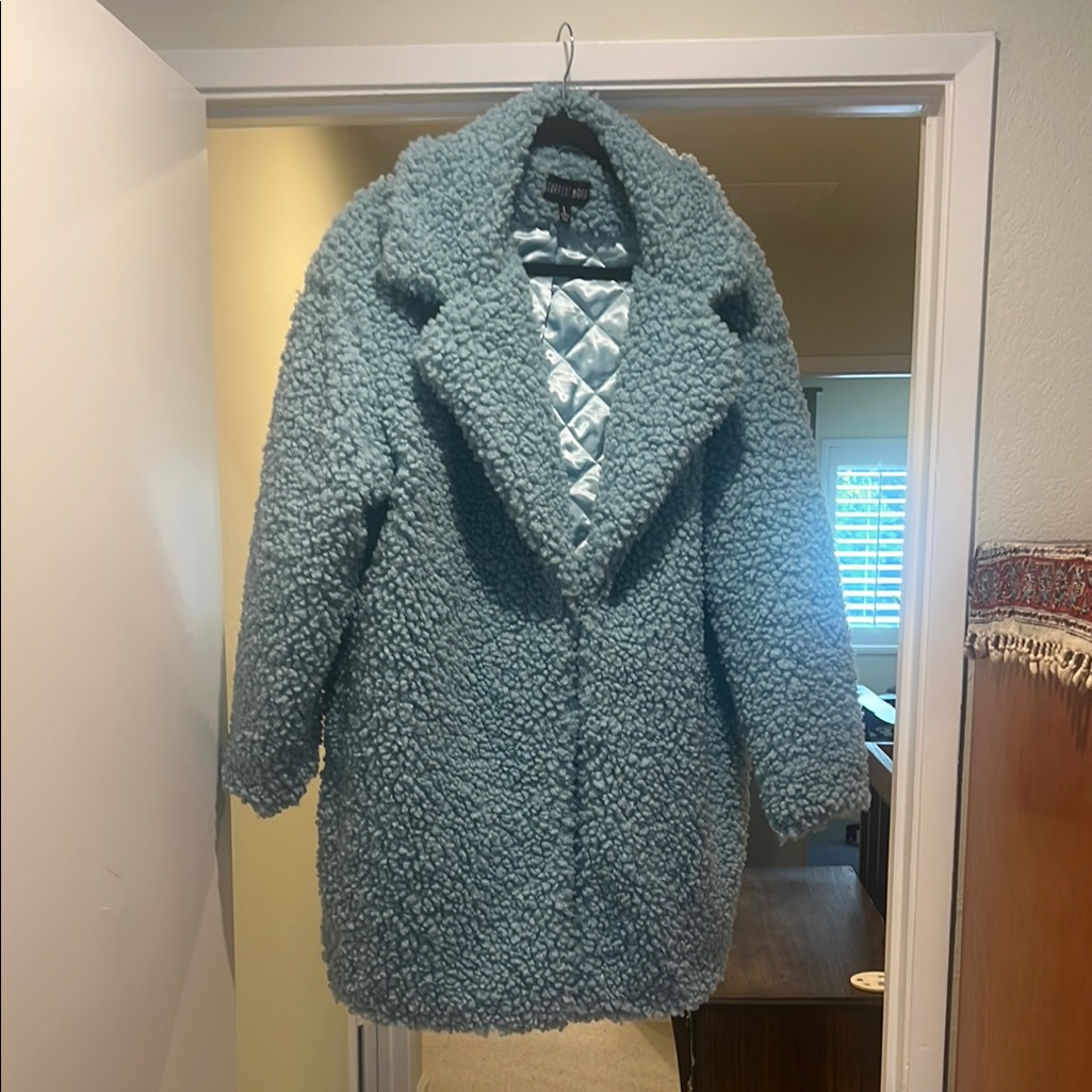 Dolls Kill Low Reputation Faux Fur Coat